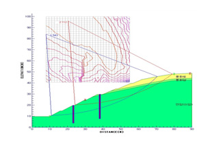 비탈면 보강 설계